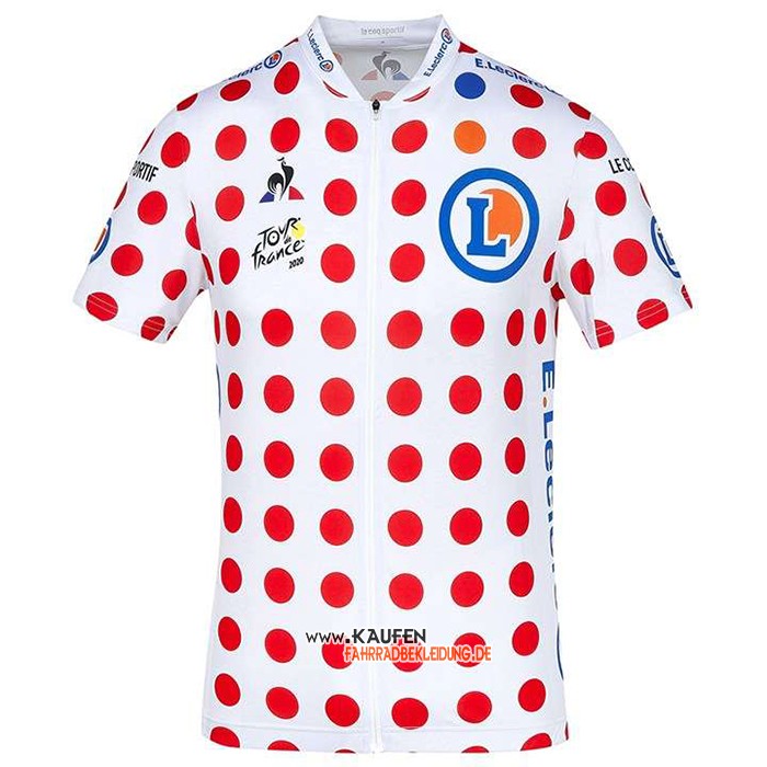 Tour de France Kurzarmtrikot 2020 und Kurze Tragerhose Wei Rot(2)